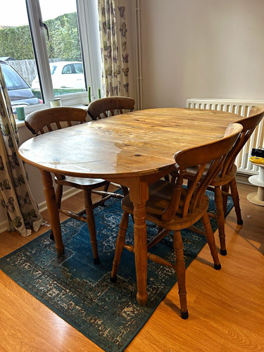 Oval extendable solid wood - oval,