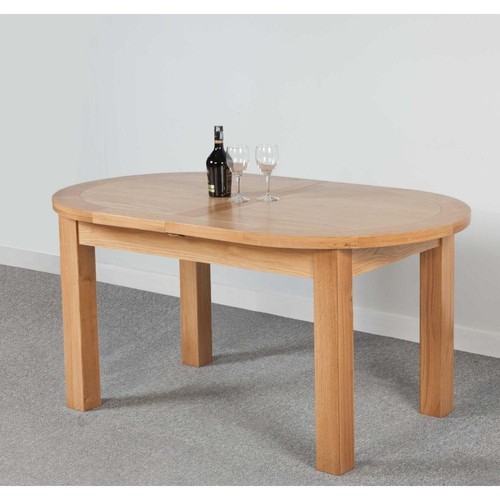 Solid oak oval extending - solid,
