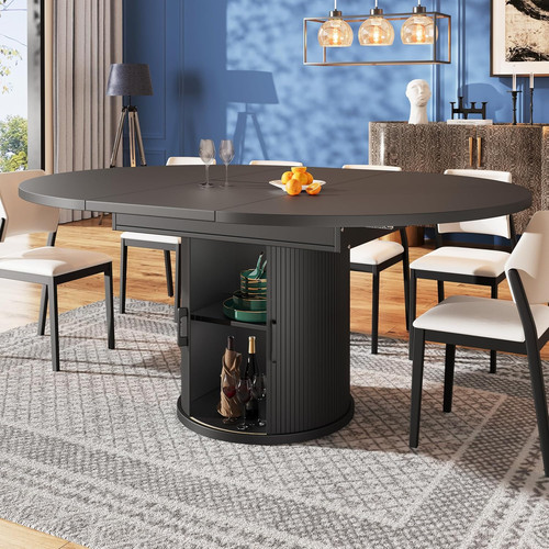 Extendable dining table 6 - extendable, 4-6
