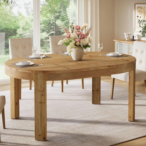 Solid wood oval - wood,