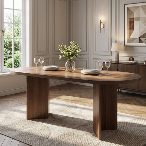Modern oval dining table - modern,