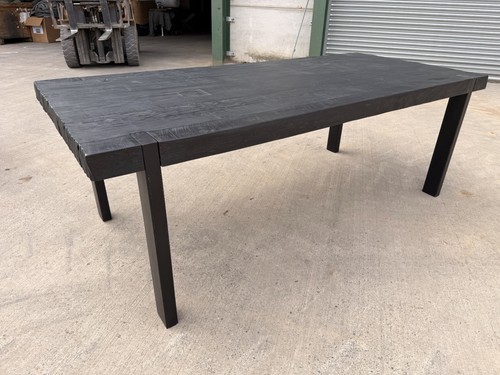 Reclaimed teak black dining - reclaimed,