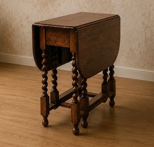 Vintage solid oak barley - solid,