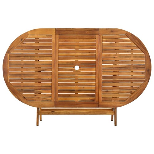 Garden wooden outdoor oval - wooden,