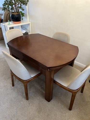 Extending oval medium - extending, wood