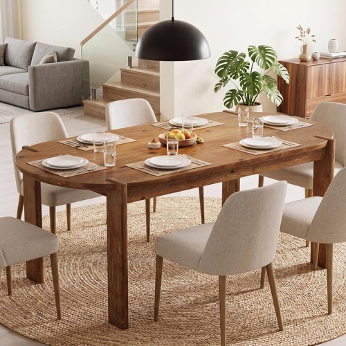 Solid wood oval - wood,