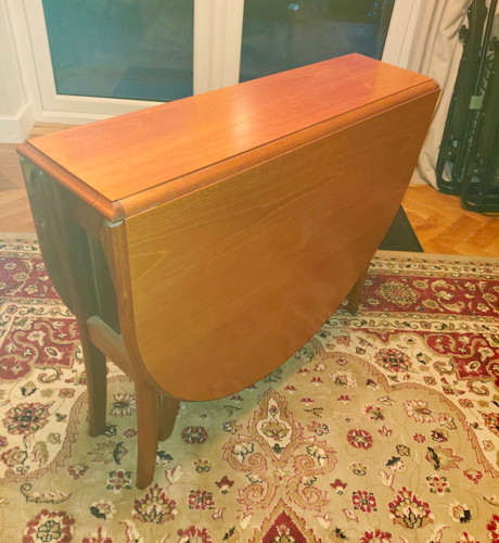 Retro teak drop leaf dining - retro,