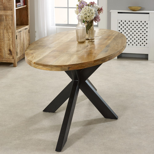 Oval dining table wood - oval,