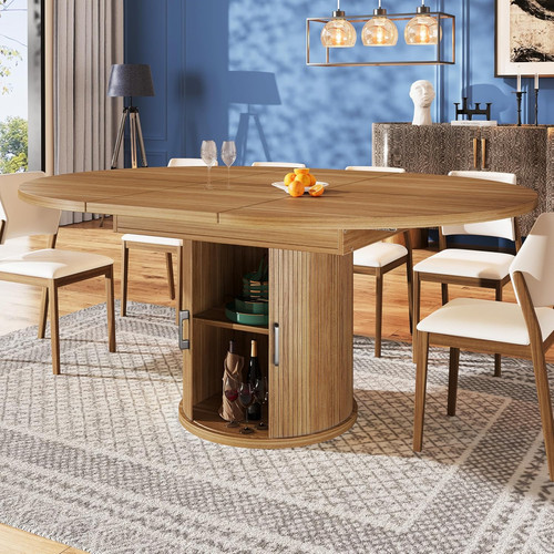 Extendable dining table - extendable, 4-6